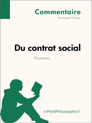 cover image of Du contrat social de Rousseau (Commentaire)